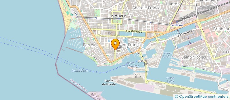 localisation de l'entreprise PHARMACIE NOTRE DAME à LE HAVRE