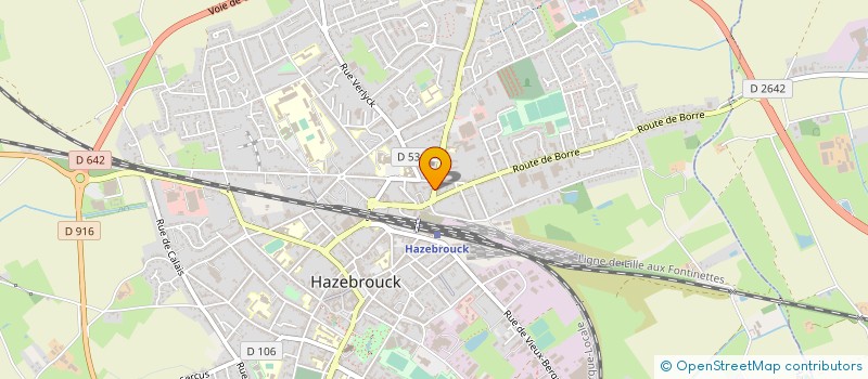 localisation de l'entreprise PHARMACIE NOTRE DAME à HAZEBROUCK