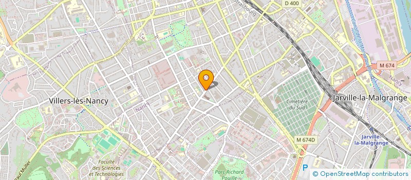 localisation de l'entreprise PHARMACIE NOTRE DAME DE LOURDES  NANCY