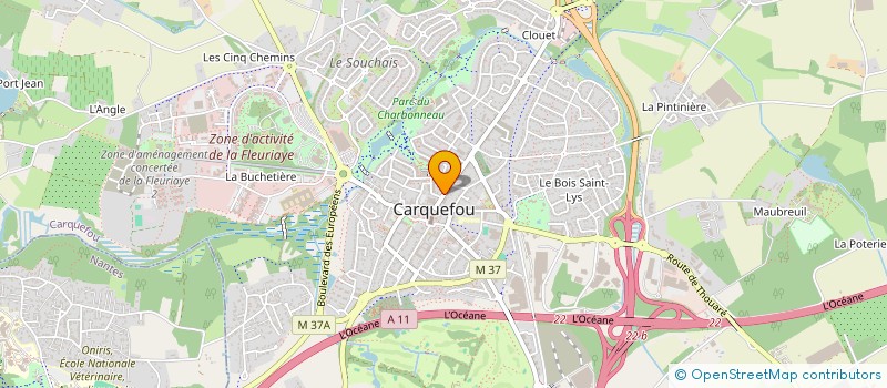 localisation de l'entreprise PHARMACIE NOURY-PEPION  CARQUEFOU