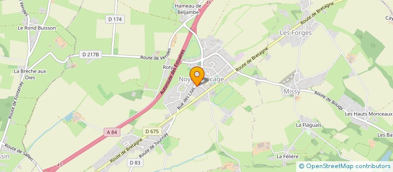localisation de l'entreprise PHARMACIE NOYERS BOCAGE à VAL D'ARRY