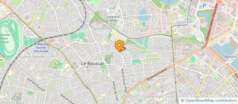 localisation de l'entreprise PHARMACIE O NATUREL à LE BOUSCAT