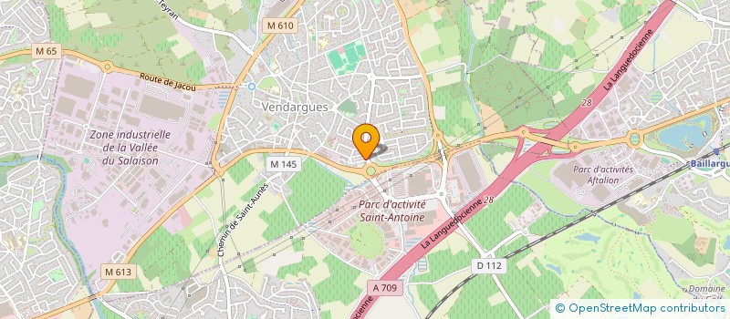 localisation de l'entreprise PHARMACIE OCCITANIE à VENDARGUES