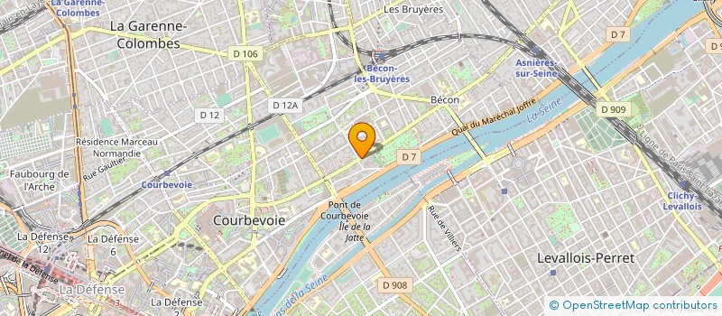 localisation de l'entreprise PHARMACIE OCTAVIA à COURBEVOIE