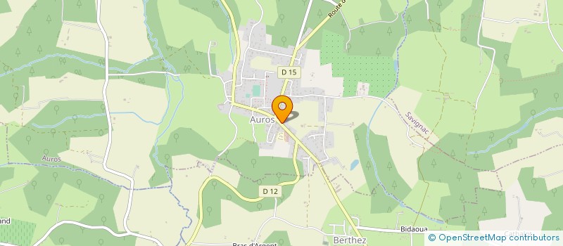 localisation de l'entreprise PHARMACIE & OPTIQUE CORDEIN  AUROS