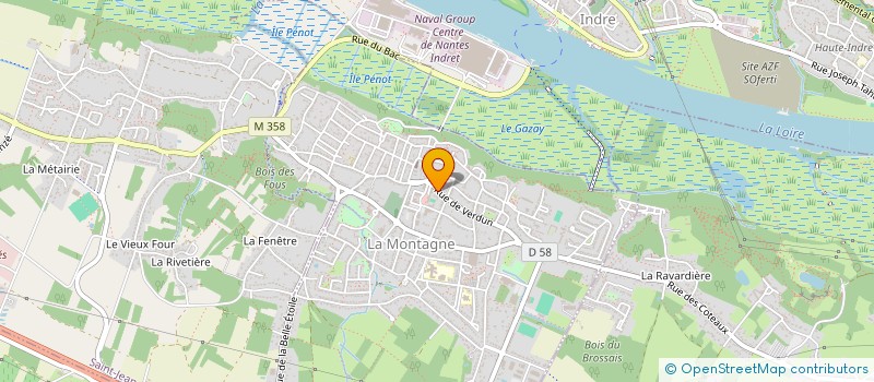 localisation de l'entreprise PHARMACIE ORAIN  LA MONTAGNE