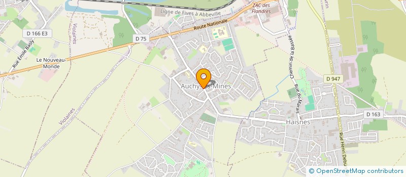 localisation de l'entreprise PHARMACIE OSSET à AUCHY-LES-MINES