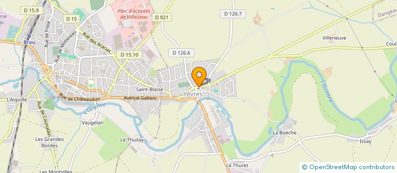 localisation de l'entreprise PHARMACIE OZANNE à YEVRES