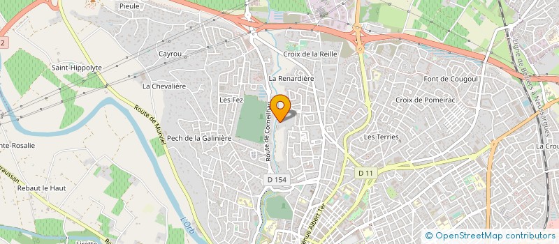 localisation de l'entreprise PHARMACIE PALMIE DAUDE à BEZIERS
