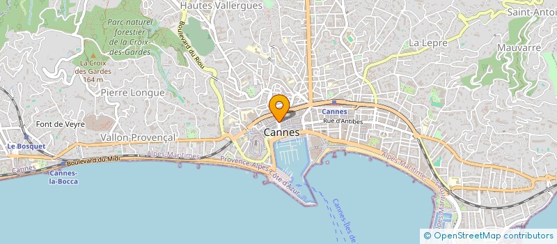 localisation de l'entreprise PHARMACIE PAOLI à CANNES
