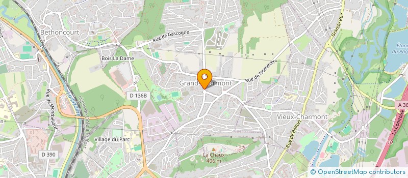 localisation de l'entreprise PHARMACIE PAOLOZZI  GRAND-CHARMONT