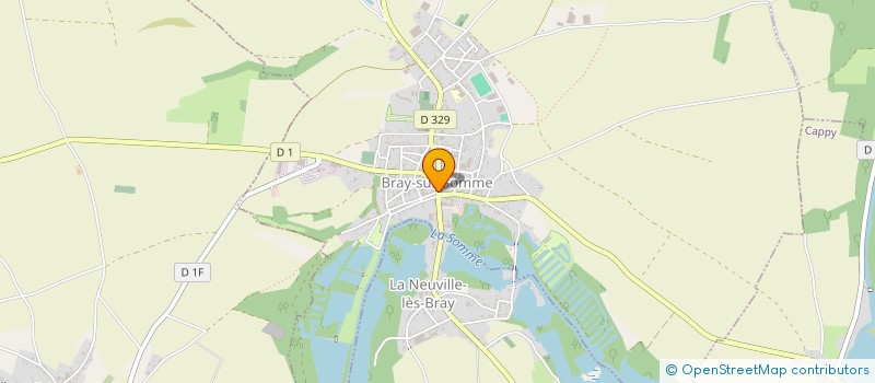 localisation de l'entreprise PHARMACIE PARIN  BRAY-SUR-SOMME