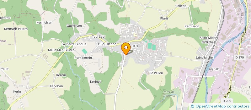 localisation de l'entreprise PHARMACIE PASQUIER  LE SOURN