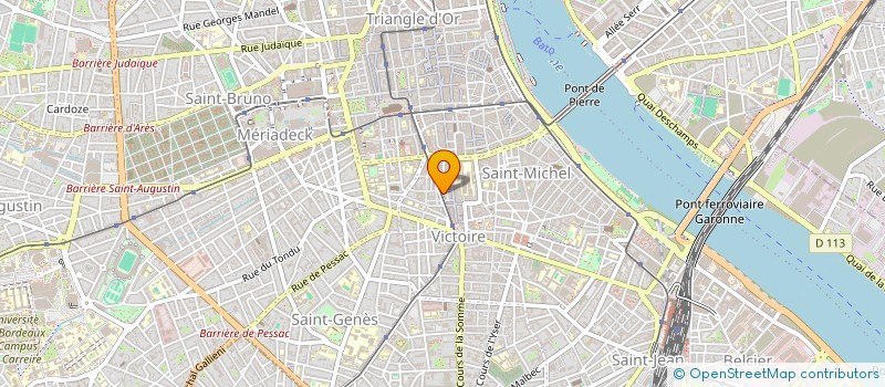 localisation de l'entreprise PHARMACIE PASTEUR à BORDEAUX