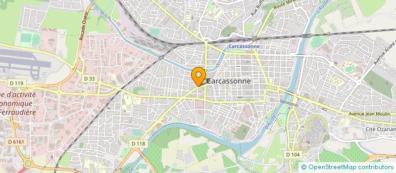 localisation de l'entreprise PHARMACIE PASTEUR  CARCASSONNE