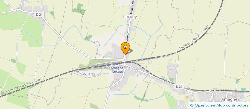 localisation de l'entreprise PHARMACIE PASTEUR  LUCQUY