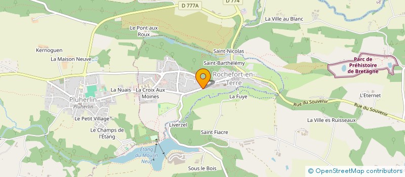 localisation de l'entreprise PHARMACIE PAYTRA  ROCHEFORT-EN-TERRE