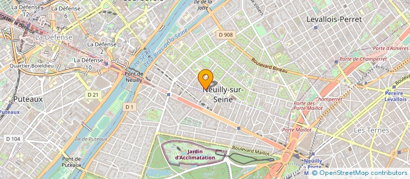 localisation de l'entreprise PHARMACIE PERETTI à NEUILLY-SUR-SEINE