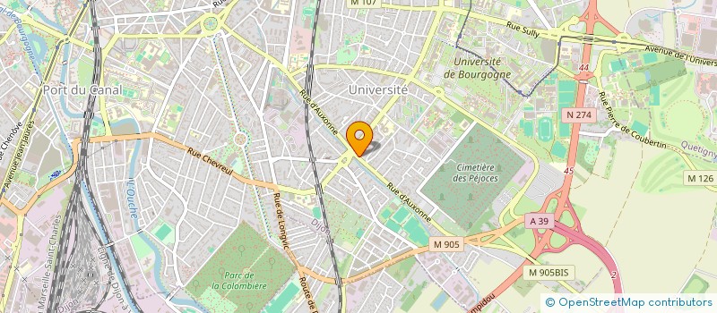 localisation de l'entreprise PHARMACIE PERROT  DIJON