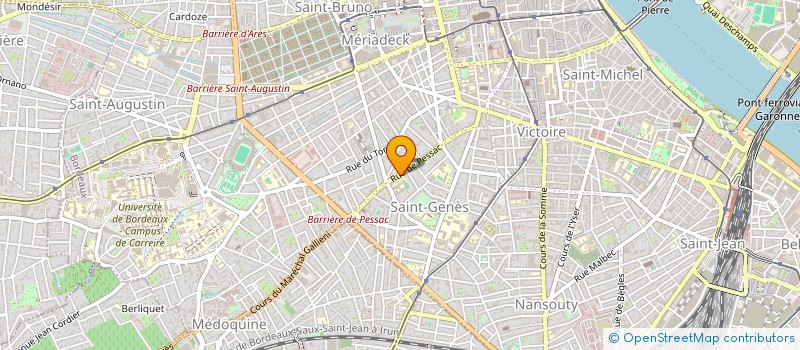 localisation de l'entreprise PHARMACIE PERSINET à BORDEAUX