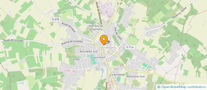 localisation de l'entreprise PHARMACIE PICAT - RAMOS  FRONTON