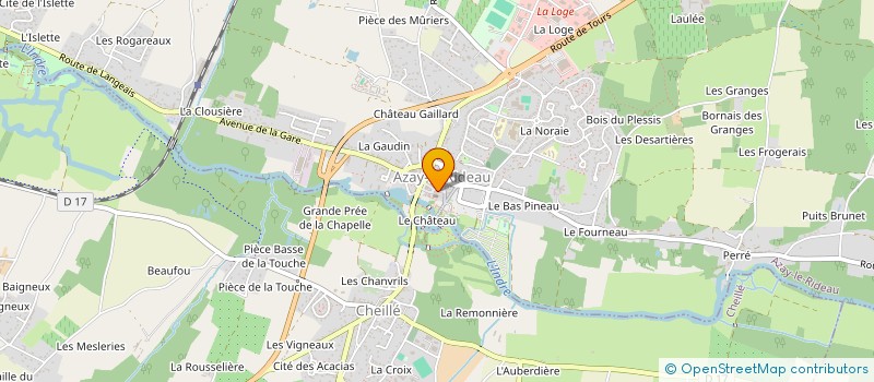 localisation de l'entreprise PHARMACIE PICOT-PAVY  AZAY-LE-RIDEAU