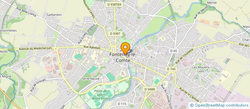 localisation de l'entreprise PHARMACIE PIERRE HIDREAU à FONTENAY-LE-COMTE