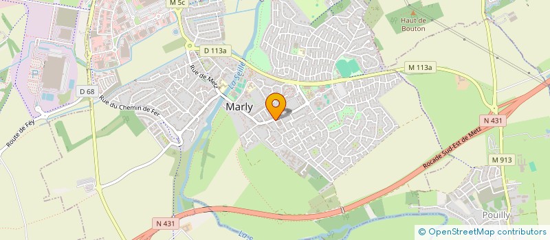 localisation de l'entreprise PHARMACIE PIERSON SELARL  MARLY