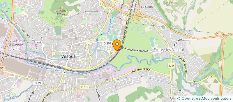 localisation de l'entreprise PHARMACIE PIGUET-ALCON  VESOUL