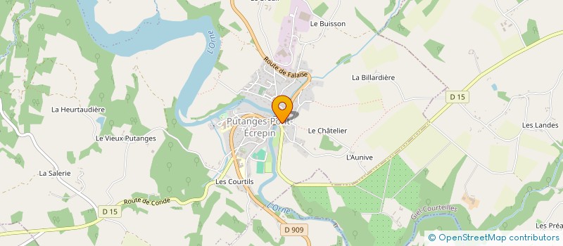 localisation de l'entreprise PHARMACIE PLAINFOSSE à PUTANGES-LE-LAC