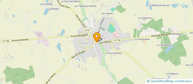 localisation de l'entreprise PHARMACIE POIRIER  BOUCHEMAINE