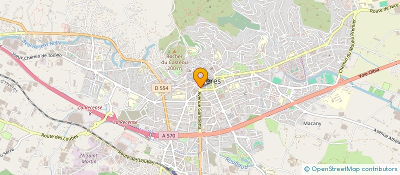 localisation de l'entreprise PHARMACIE POLITI à HYERES