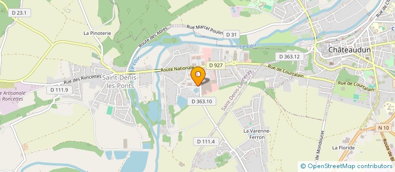 localisation de l'entreprise PHARMACIE PONTOISE à SAINT-DENIS-LANNERAY