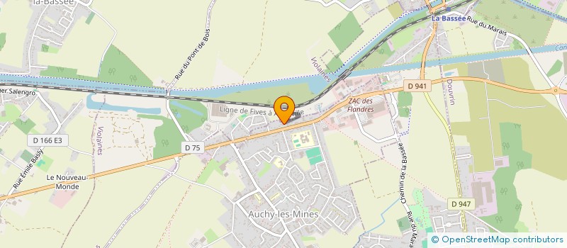 localisation de l'entreprise PHARMACIE PORTE DES FLANDRES à AUCHY-LES-MINES