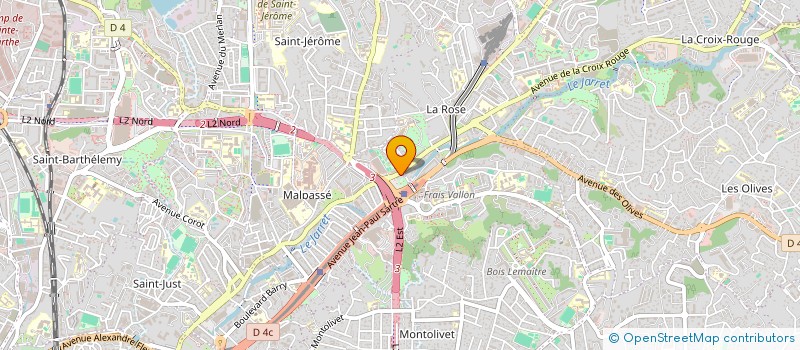 localisation de l'entreprise PHARMACIE POURCIN - ARNAL  MARSEILLE