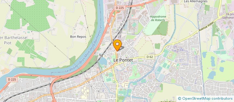 localisation de l'entreprise PHARMACIE POUZADOUX à LE PONTET