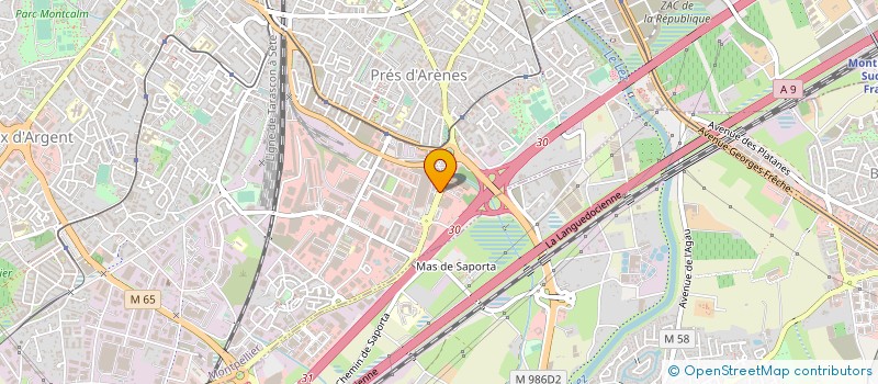 localisation de l'entreprise PHARMACIE PRES D ARENES à MONTPELLIER