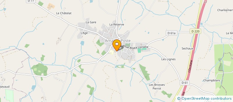 localisation de l'entreprise PHARMACIE PREVOST à ARNAC-LA-POSTE