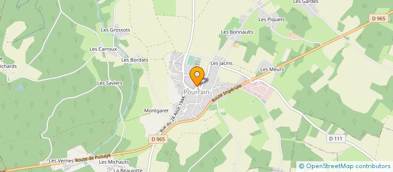 localisation de l'entreprise PHARMACIE PREVOT-CONSEIL à POURRAIN