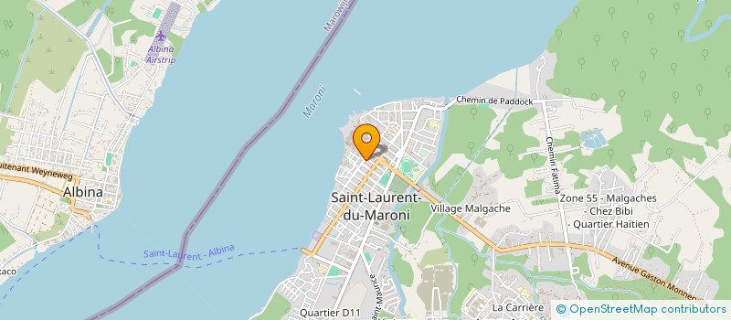 localisation de l'entreprise PHARMACIE PRINCIPALE à SAINT-LAURENT-DU-MARONI