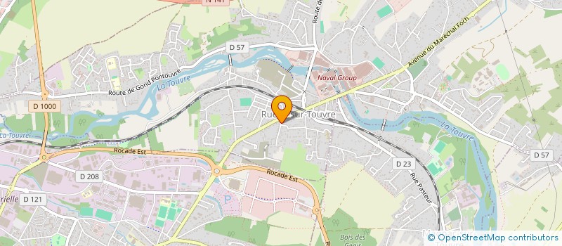 localisation de l'entreprise PHARMACIE PROUD  MAGNAC-SUR-TOUVRE