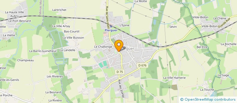 localisation de l'entreprise PHARMACIE PRUDHOMME ET FERRON  PLERGUER