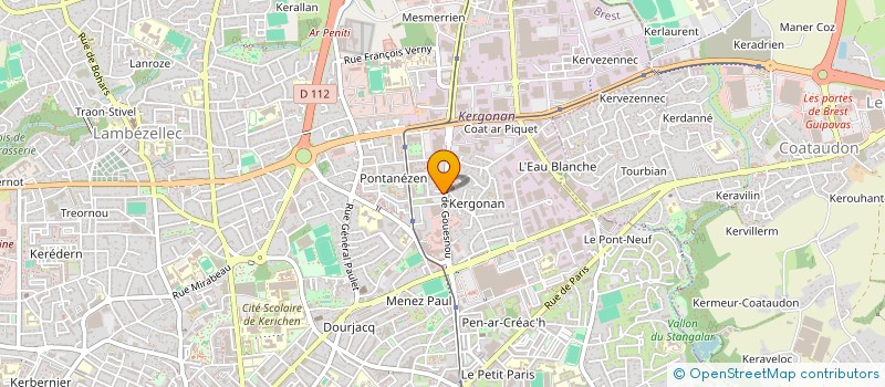 localisation de l'entreprise PHARMACIE QLF à BREST