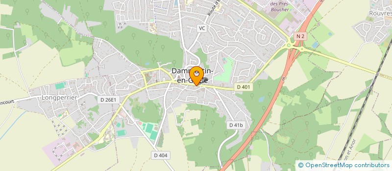 localisation de l'entreprise PHARMACIE QUER  DAMMARTIN-EN-GOELE