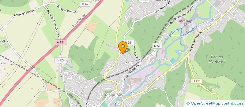 localisation de l'entreprise PHARMACIE RABETALIANA PELEGRIN  MALAUNAY