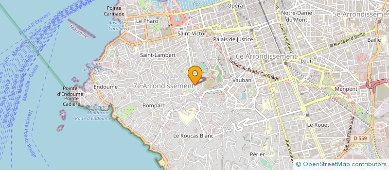 localisation de l'entreprise PHARMACIE RACHENNE EURL à MARSEILLE 7