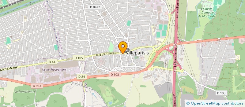 localisation de l'entreprise PHARMACIE RADJABALY à VILLEPARISIS