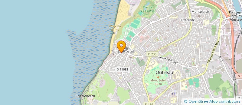 localisation de l'entreprise PHARMACIE RAULT  LE PORTEL