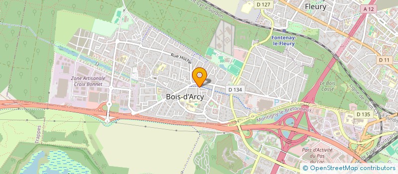 localisation de l'entreprise PHARMACIE RAVEL  BOIS-D'ARCY