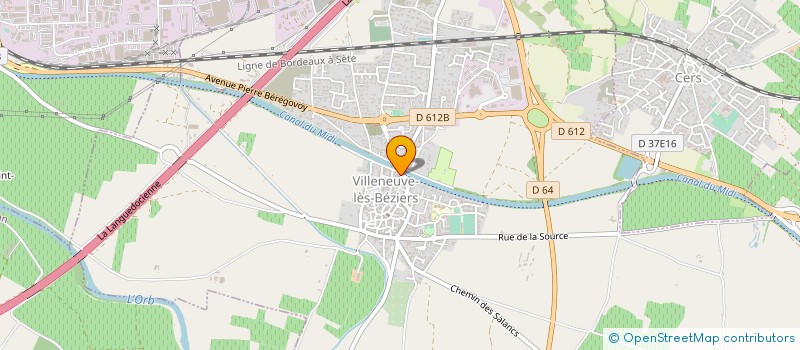 localisation de l'entreprise PHARMACIE RAYNAUD-PUECH à VILLENEUVE-LES-BEZIERS